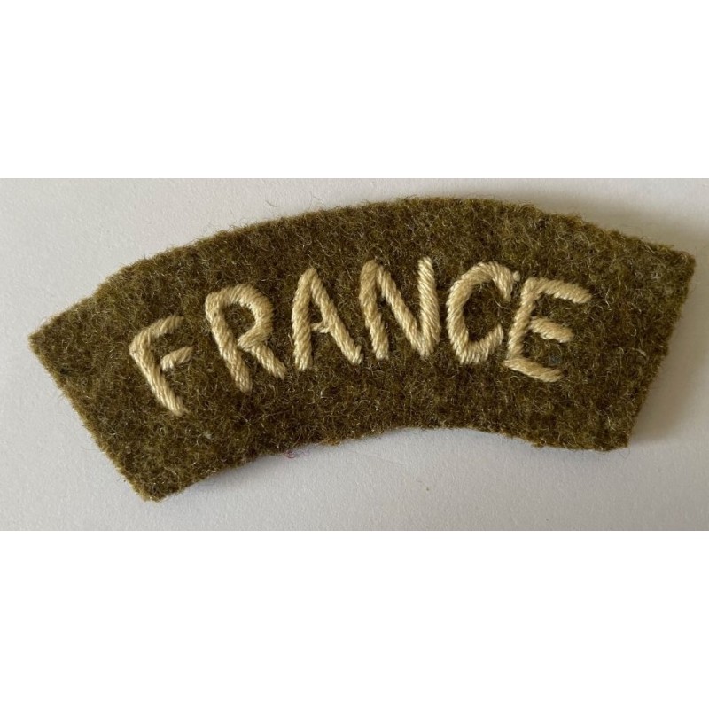 PARACHUTISTE FRANCE LIBRE BANDE D EPAULE FRANCE *