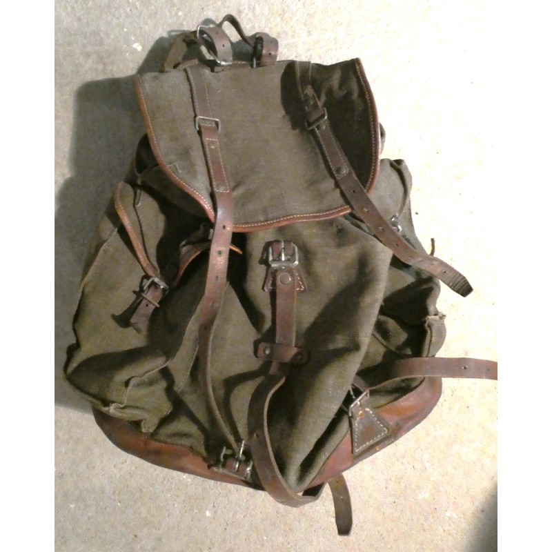 MILITARIA SAC A DOS MILITAIRE LAFUMA COMPLET AVEZ SANGLAGE "