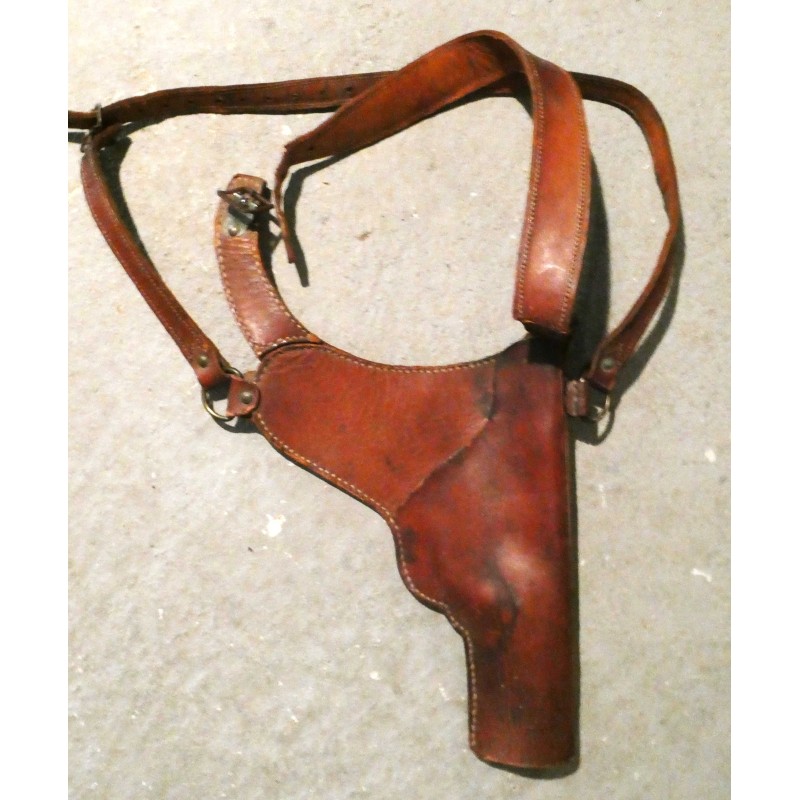 POLICE ANCIEN HOLSTER D EPAULE POUR COLT 45 *