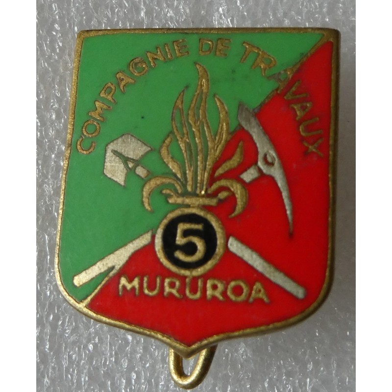 LEGION ETRANGERE RETIRAGE CIE TRAVAUX 5 EME REI MURUROA*