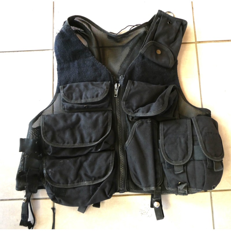 POLICE GIPN BRI GENDARMERIE GIGN GILET TACTIQUE PORTE*