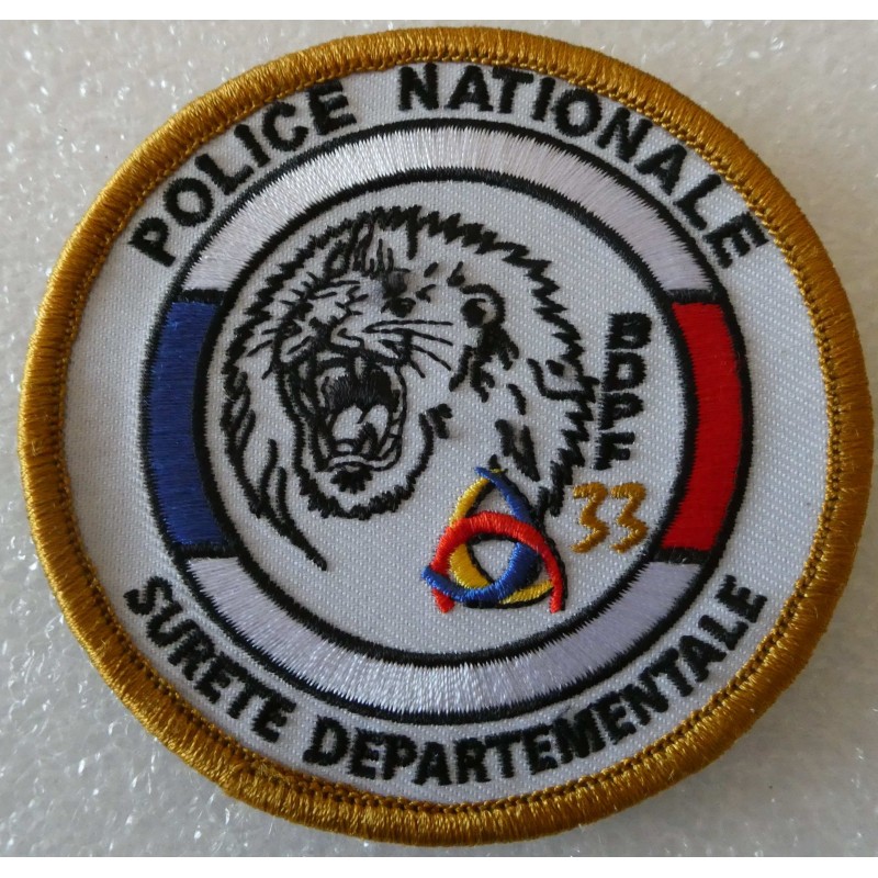 POLICE SURETE DEPARTEMENTALE BDPF 33 GIRONDE