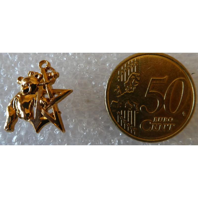 COLONIALE RICM BLINDE 5 EME ESCADRON PINS OR "