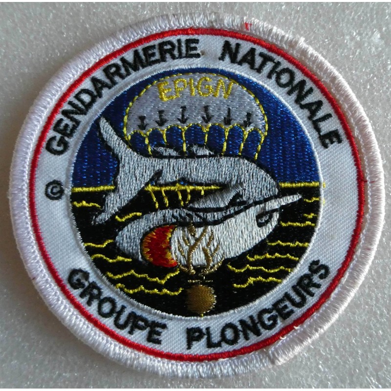 GENDARMERIE ESCADRON PARACHUTISTE EPIGN PLONGEURS *