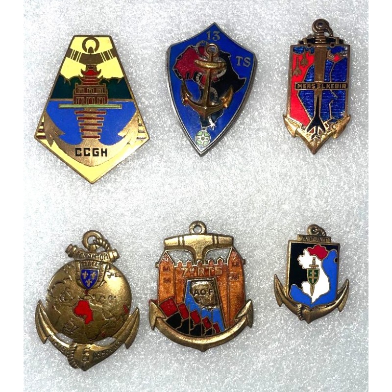 COLONIALE 6 INS TIRAILLEURS SENEGALAIS ET DIVERS SS ATTACHES *