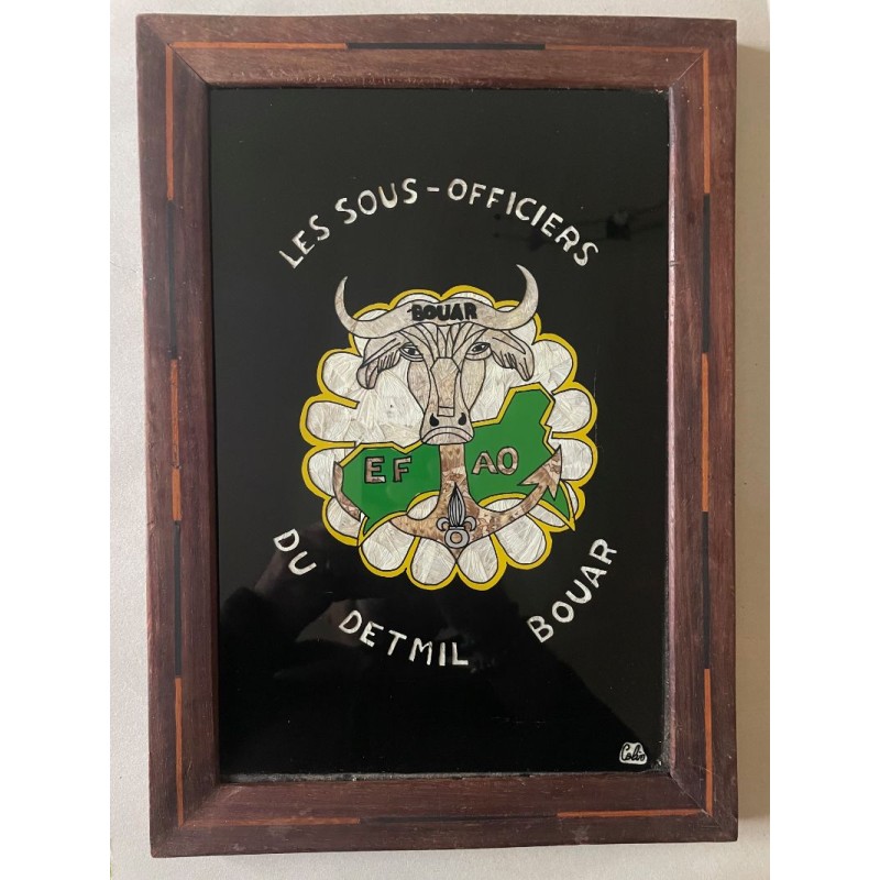 LEGION ETRANGERE CADRE OPEX BOUAR LES SOUS OFFICIERS AILES DE PAPILLONS 34X24 CM *