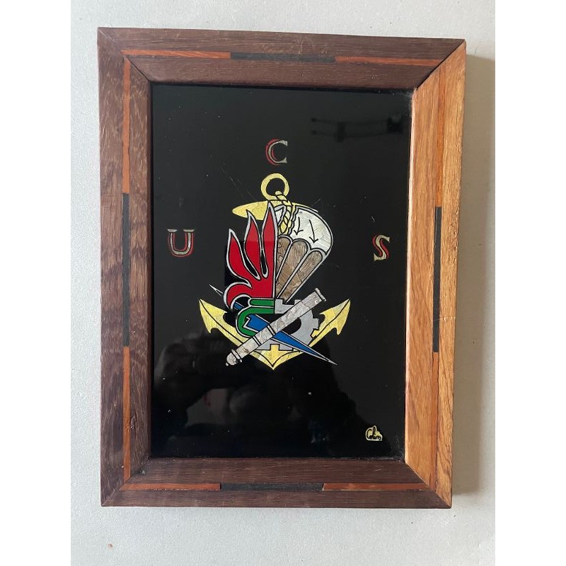 LEGION ETRANGERE CADRE OPEX BOUAR UCS 1ER REC AILES DE PAPILLONS 25X19 CM *