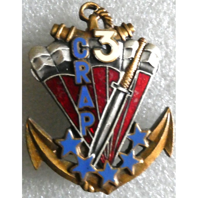 PARACHUTISTE 3 EME RPIMA C.R.A.P AVEC MATRICULE *