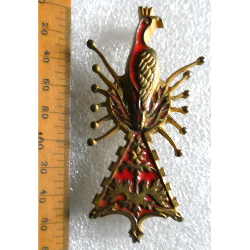 ARTILLERIE BATTERIE DE L'ILE DE GORE GRAND MODELE EPINGLE A BASCULE *