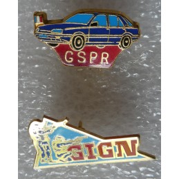 GENSARMERIE 2 PINS GSPR GIGN