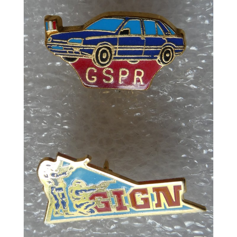 GENSARMERIE 2 PINS GSPR GIGN