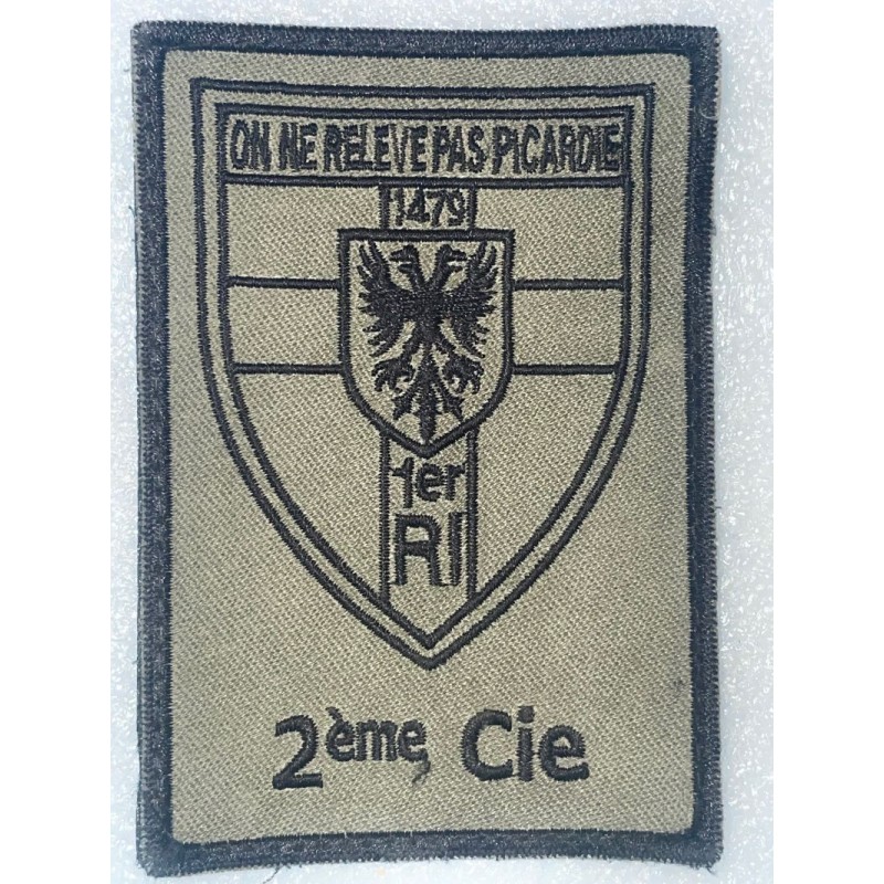INFANTERIE ECUSSON FELIN 1 ER RI 2 EME CIE