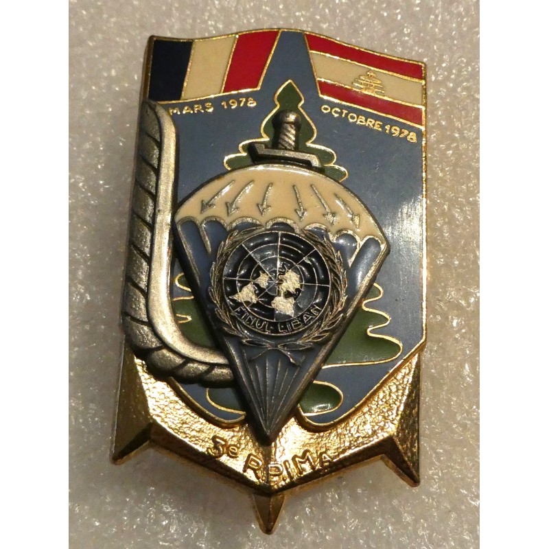 PARACHUTISTES COLONIAUX 3 EME RPIMA OPEX LIBAN 78 + N°"