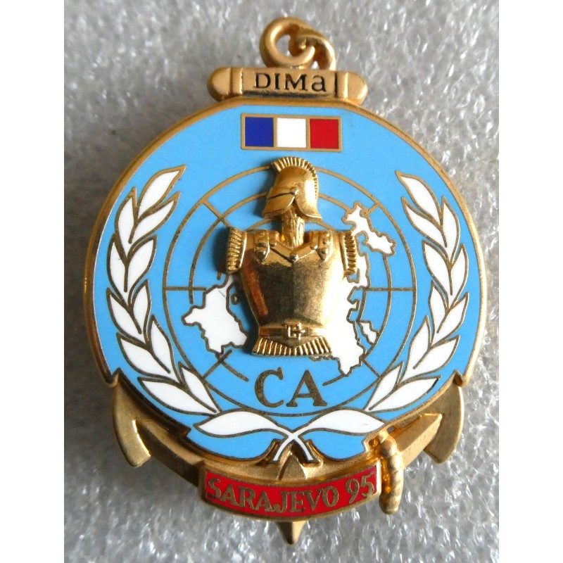 COLONIALE CIE D APPUI 9 EME DIMA SARAJEVO 95 ARTHUS NUMEROTE *