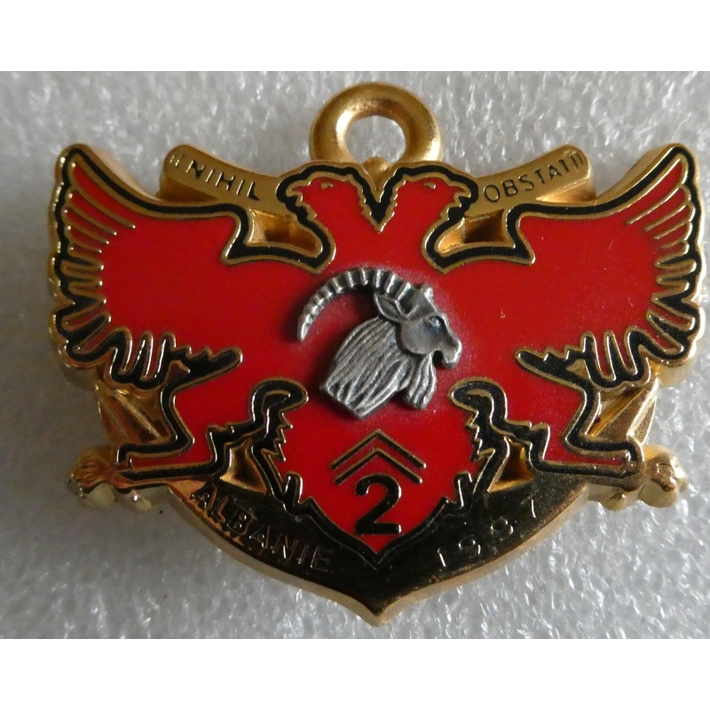 COLONIALE 2 EME REGIMENT INFANTERIE MARINE 2 EME CIE ALBANIE *