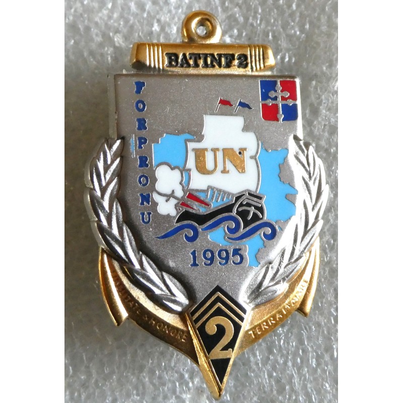 COLONIALE 2 EME RIMA OPEX FORPRONU 95 BAT INF 2