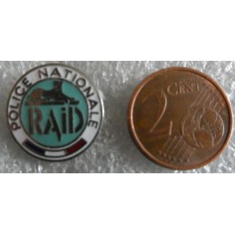 POLICE PINS RAID FOND VERT...