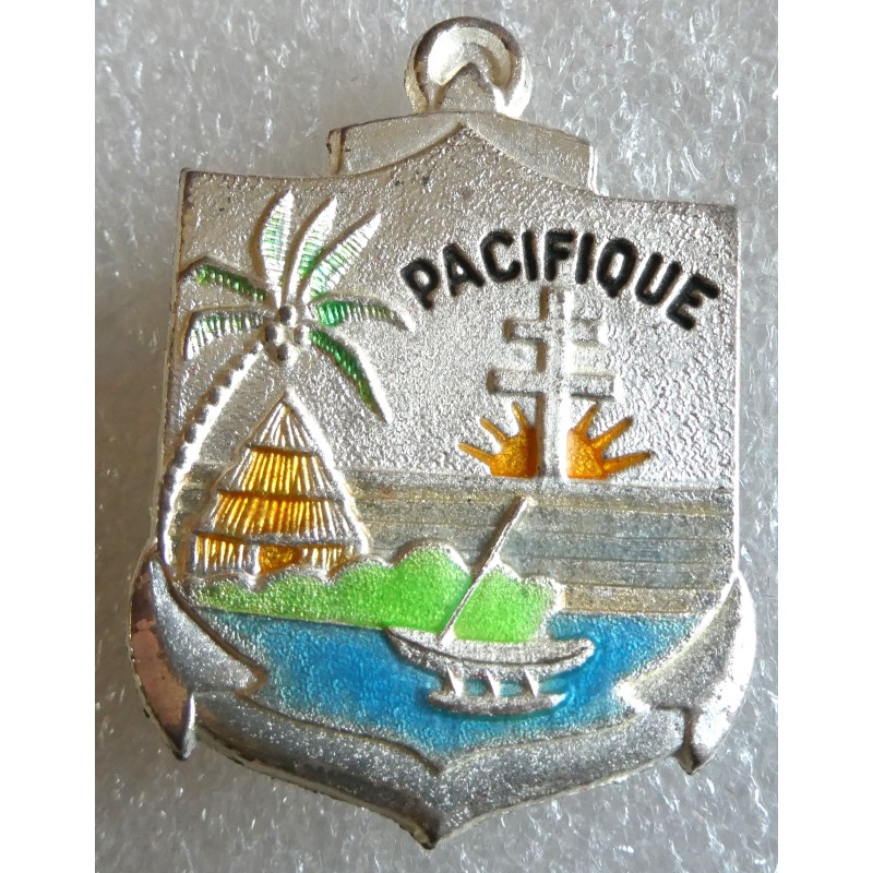 COLONIALE BATAILLON DU PACIFIQUE BESSIN PEINT"