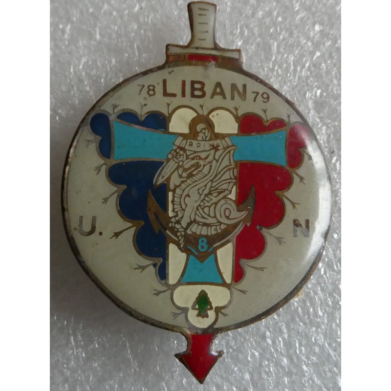 PARACHUTISTES COLONIAUX 8 EME RPIMA TRANSMISSION LIBAN ATTACHE COUPEE