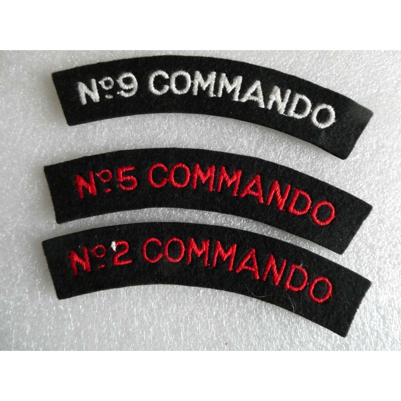 ETRANGERS 3 BANDES D EPAULES COMMANDOS