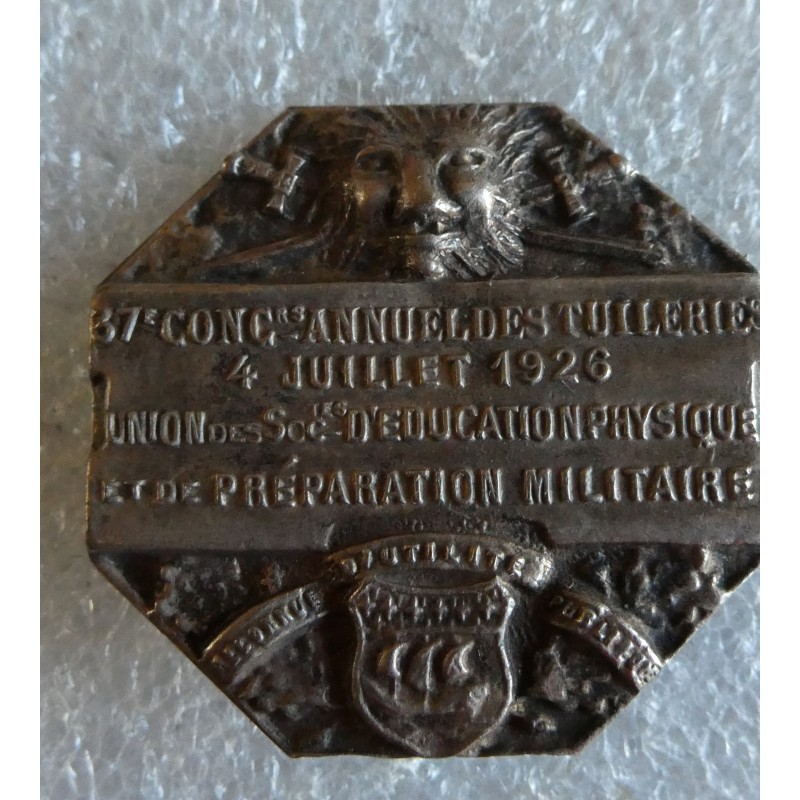 DIVERS UNION DES SOCIETES D'EDUCATION PHYSIQUE ET PREPA MILITAIRE 1926 "