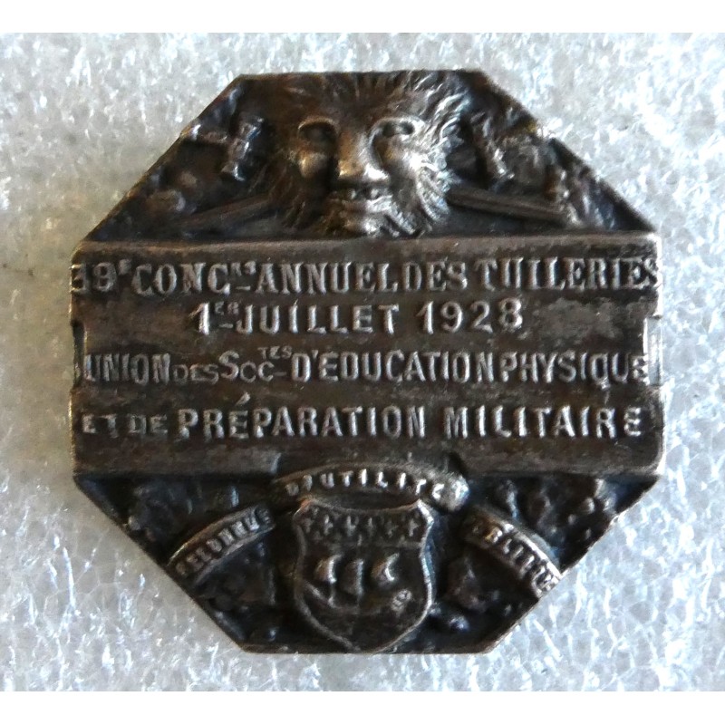DIVERS UNION DES SOCIETES D'EDUCATION PHYSIQUE ET PREPA MILITAIRE 1928 "