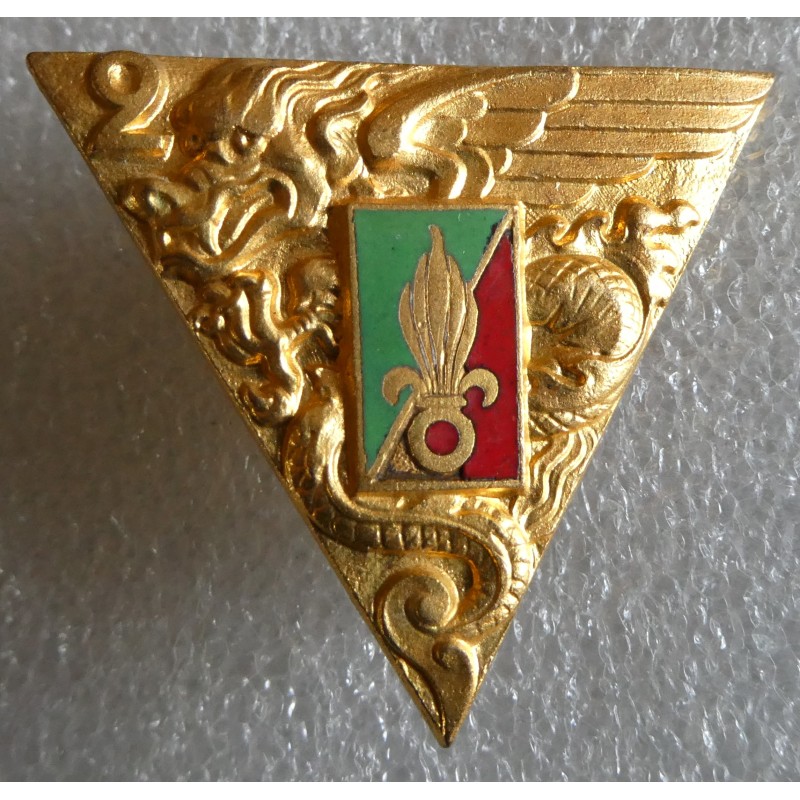 LEGION ETRANGERE PARACHUTISTE 2 EME REP DRAGO DORE ECLAT ROUGE *
