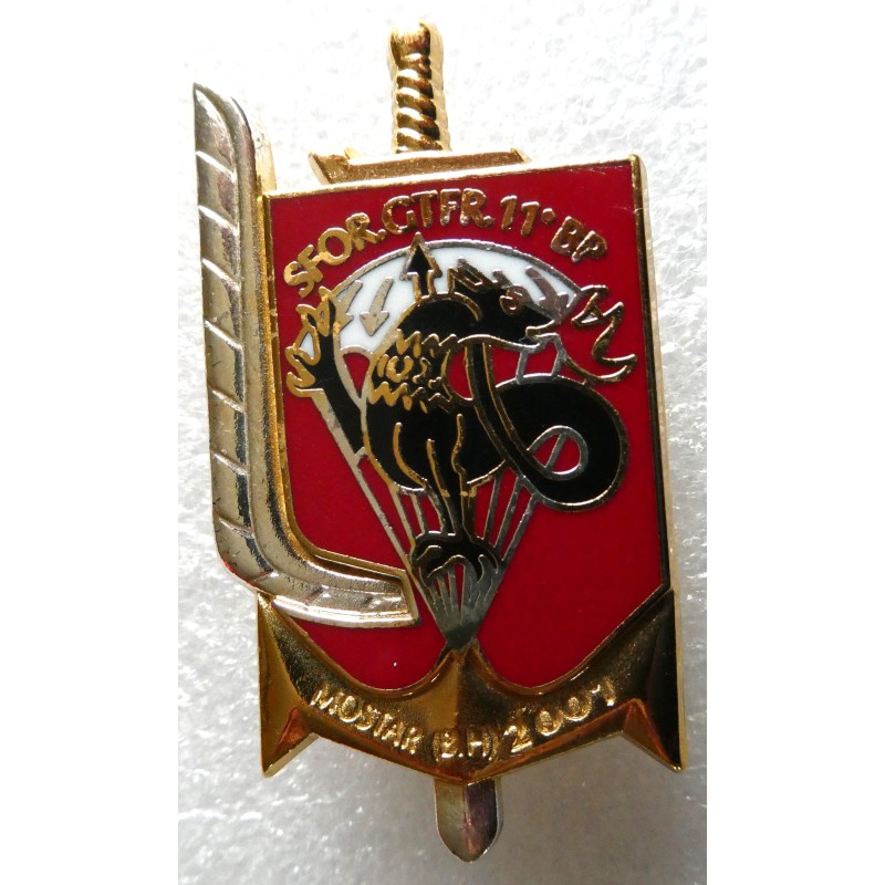 PARACHUTISTES COLONIAUX 3 EME RPIMA SFOR SALAMANDRE "