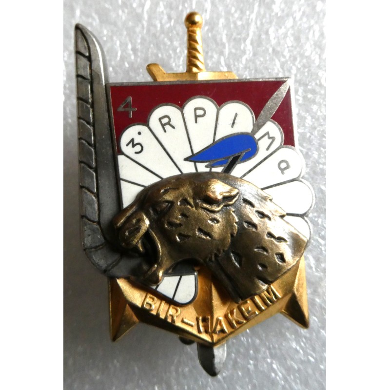 PARACHUTISTES COLONIAUX 3 EME RPIMA 4 EME CIE BIR HAKEIM "