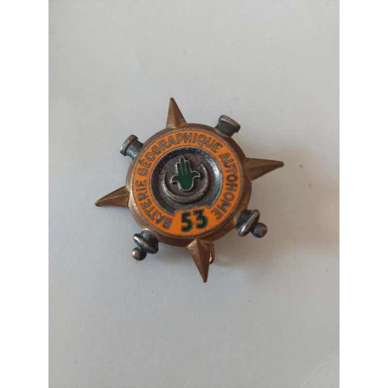 ARTILLERIE 53 EME BATTERIE GEOGRAPHIQUE AUTONOME *