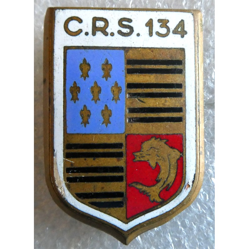 COMPAGNIE REPUBLICAINE DE SECURITE CRS N° 134 D OM ECAILLE OBSOLETE *