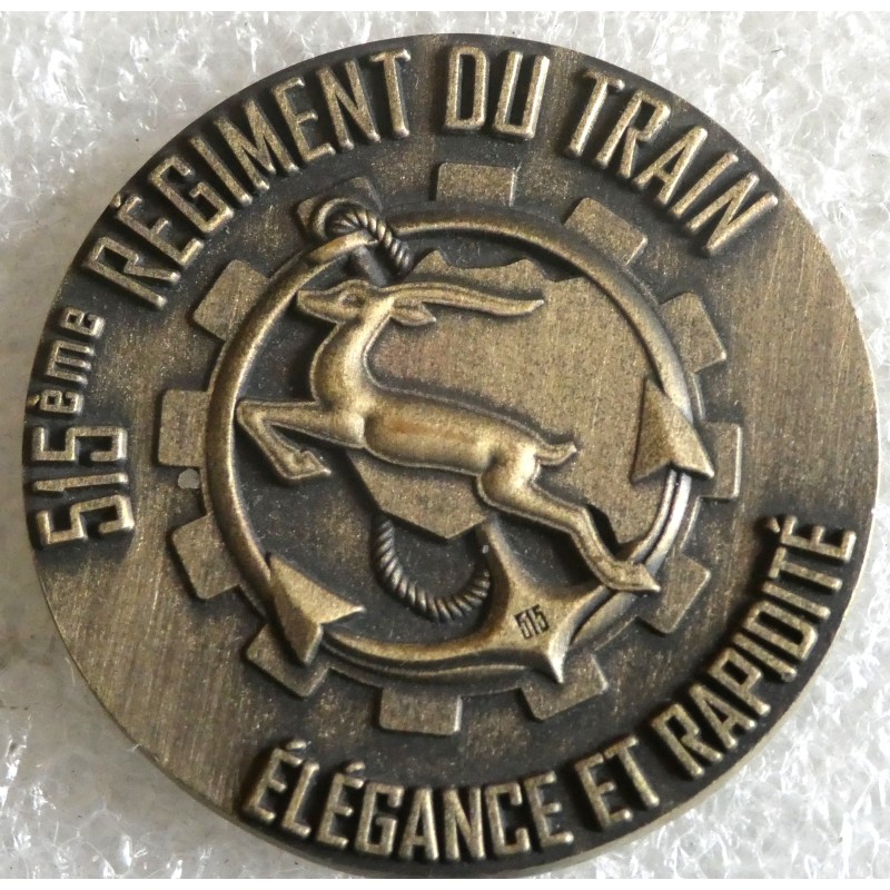 TRAIN COIN 515 EME REGT DU TRAIN ELEGANCE ET RAPIDITE *