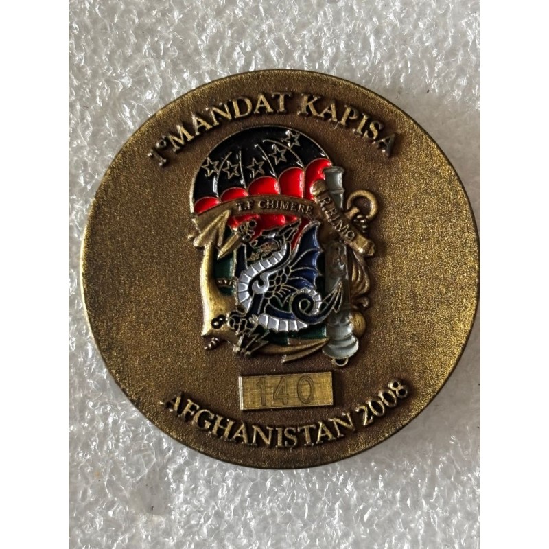 PARACHUTISTE COIN 8 EME REGT PARA INFANTERIE DE MARINE KAPISA N° *