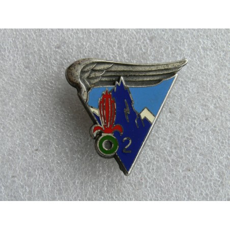 36615 Écusson 2e REP CALVI régiment étranger de parachutistes 12 x 7 cm