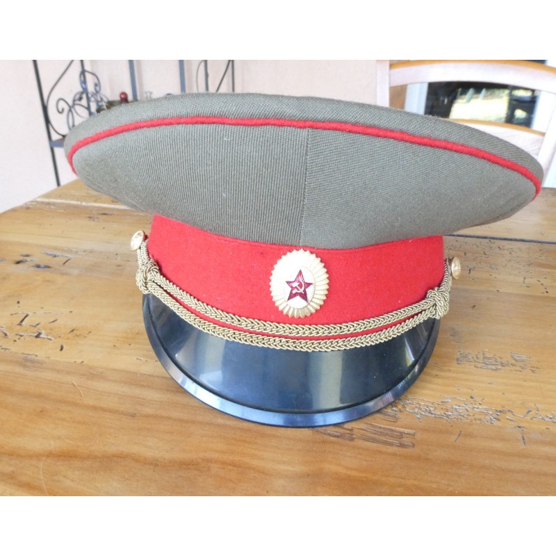 ETRANGER CASQUETTE OFFICIER RUSSE EPOQUE COMMUNISTE*