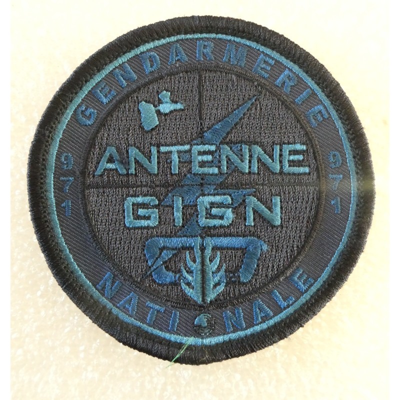 GENDARMERIE ANTENNE GIGN GUADELOUPE 971 BLEU*