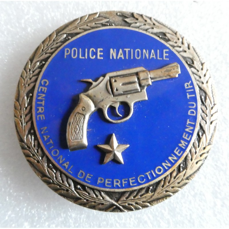 POLICE BREVET CENTRE NATIONAL PERFECTIONNEMENT TIR REVOLVER ARGENTE*