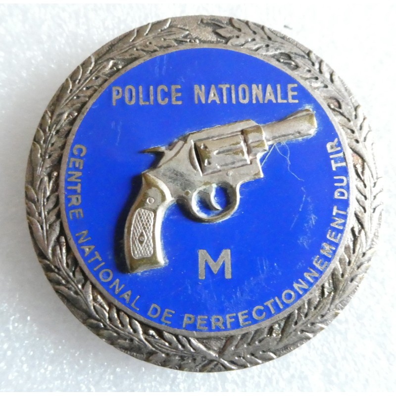 POLICE BREVET CENTRE NATIONAL PERFECTIONNEMENT TIR MONITEUR TOUT ARGENTE*