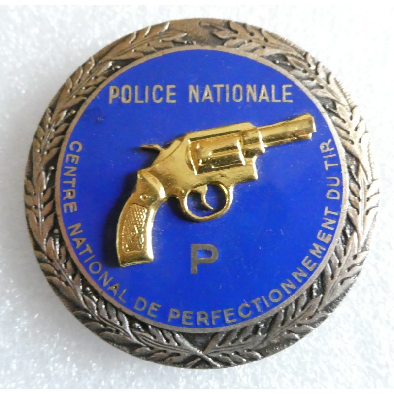 POLICE BREVET CENTRE NATIONAL PERFECTIONNEMENT TIR PROFESSEUR REVOLVER DORE*