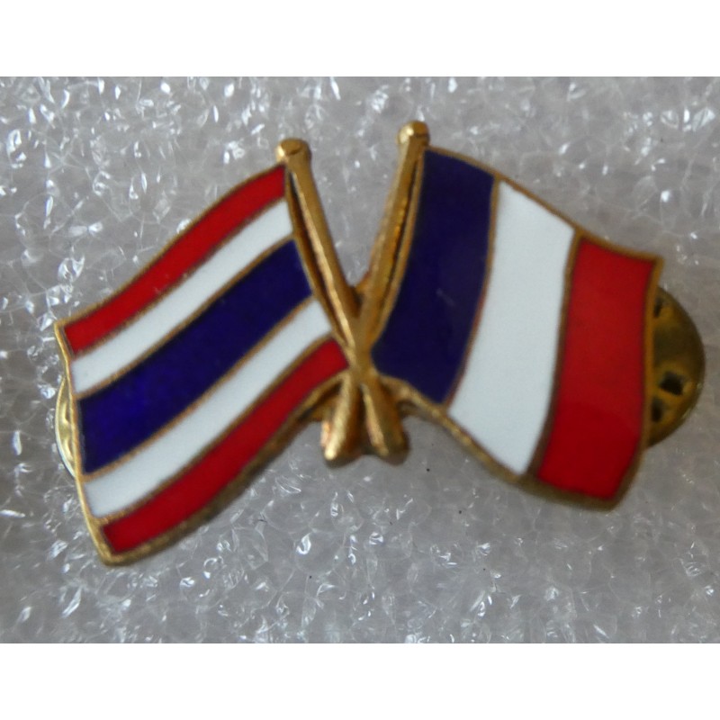 POLICE AMBASSADE FRANCE EN THAILANDE PINS RECONNAISSANCE DRAPEAUX*