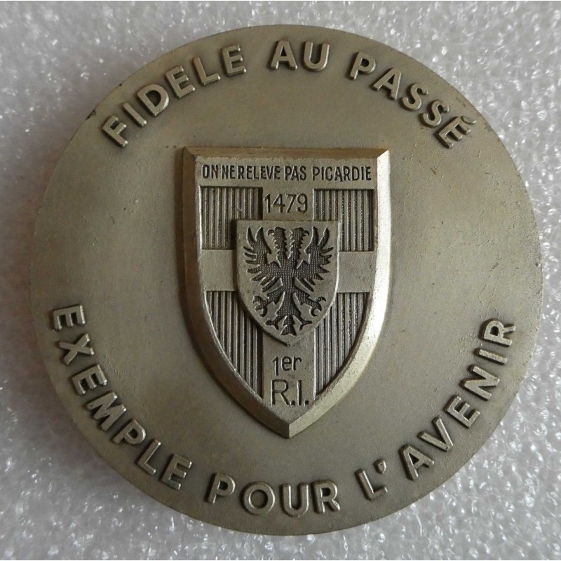 INFANTERIE MEDAILLE DE TABLE 1 ER RI*