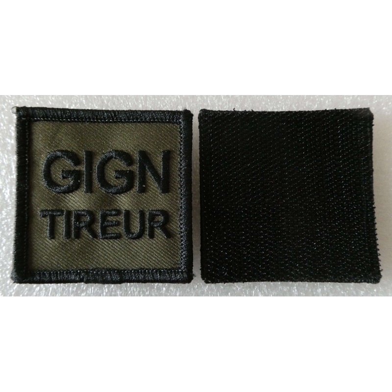 GENDARMERIE PARACHUTISTE GIGN CARRE TIREUR *