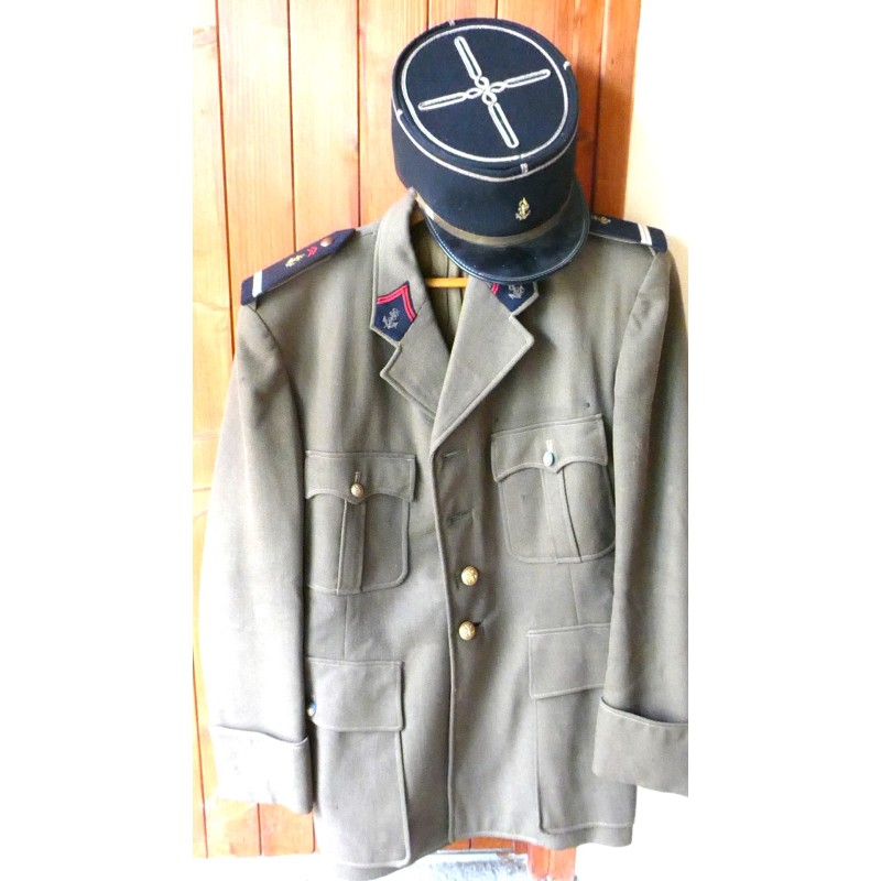 COLONIALE VESTE ET KEPI ADJUDANT *