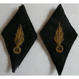 GENDARMERIE PAIRE COINS DE...