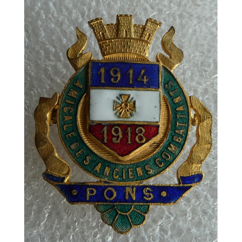 AMICALE DES ANCIENS COMBATTANTS 14/18 PONS*