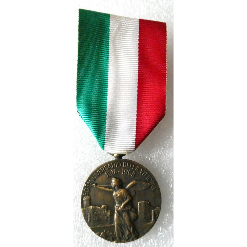 MEDAILLE ITALIENNE ANNIVERSAIRE 1918 1968 N°2*