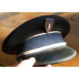 CASQUETTE POLICE COIFFE BLEU *