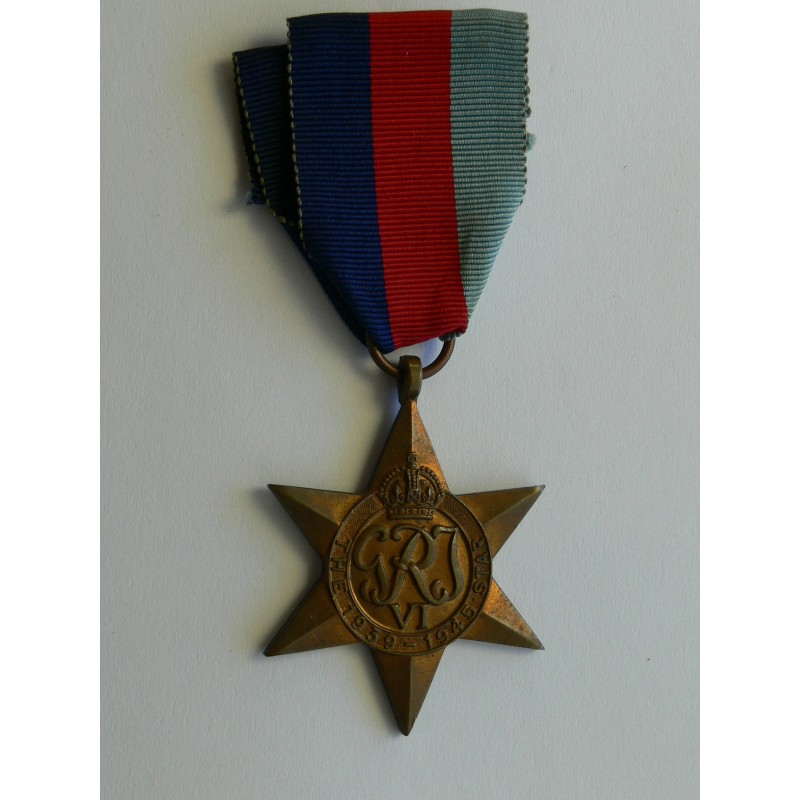 MEDAILLE ANGLAISE ANCIENNE THE 1939-1945 STAR*