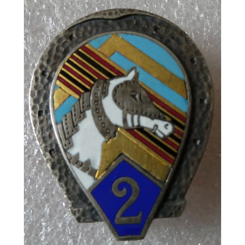 CAVALERIE 2 EME REGIMENT CHASSEURS D'AFRIQUE D BER *