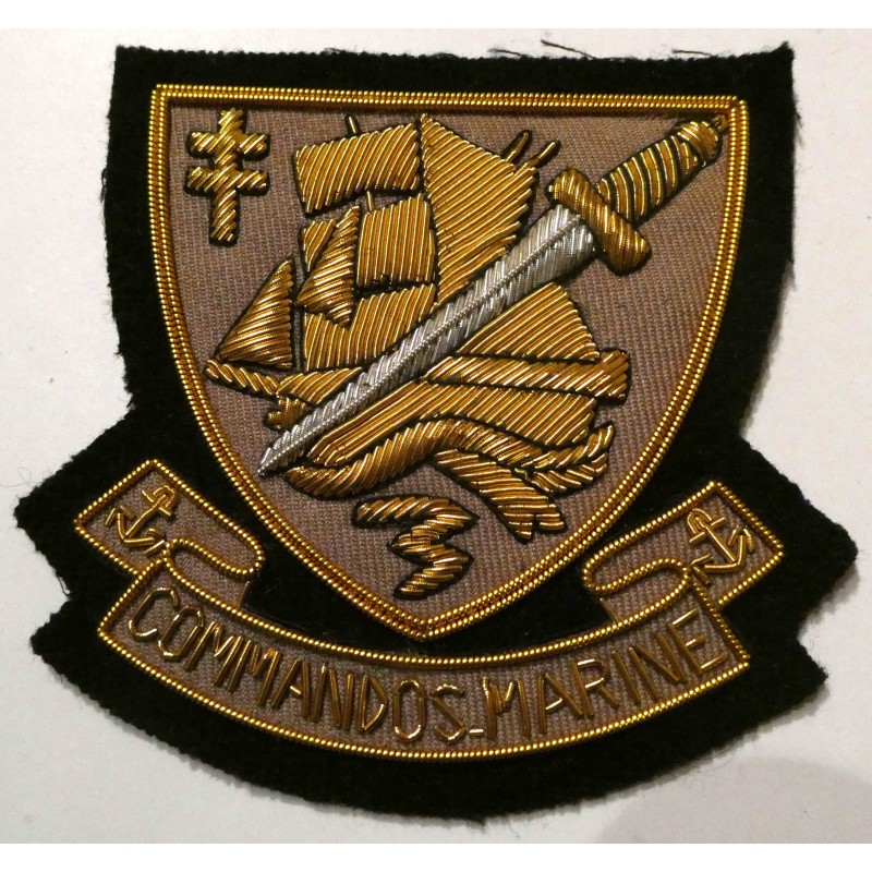 COMMANDOS MARINE PLAQUE DE BERET CANETILLE POUR BLASER*